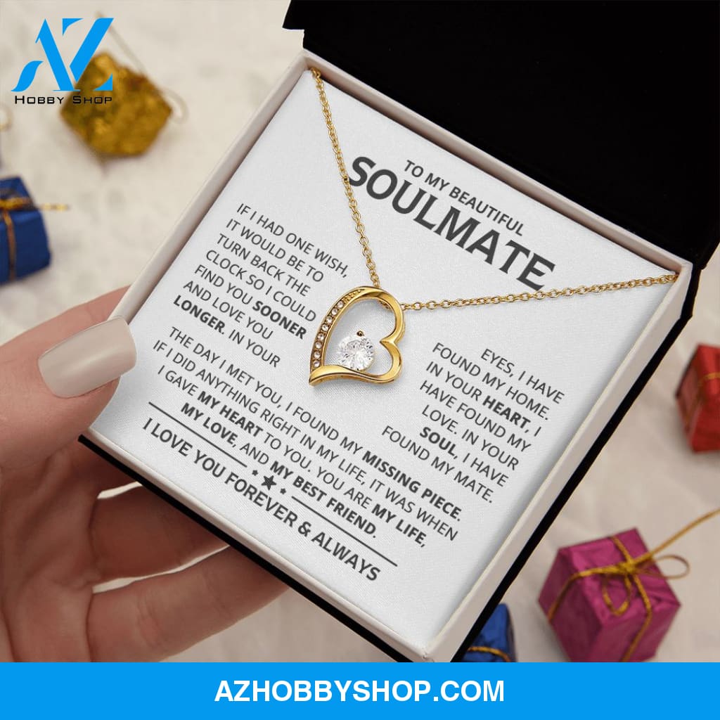 [ALMOST SOLD OUT] Heart Necklace - My Soulmate - My Best Friend