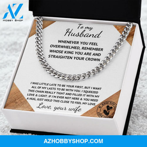 [Almost Sold Out] Husband - Your Last - Cuban Link Chain