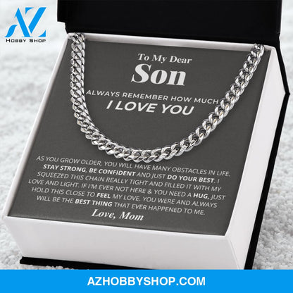 [Almost Sold Out] Son - Confident & Strong - Cuban Link Chain