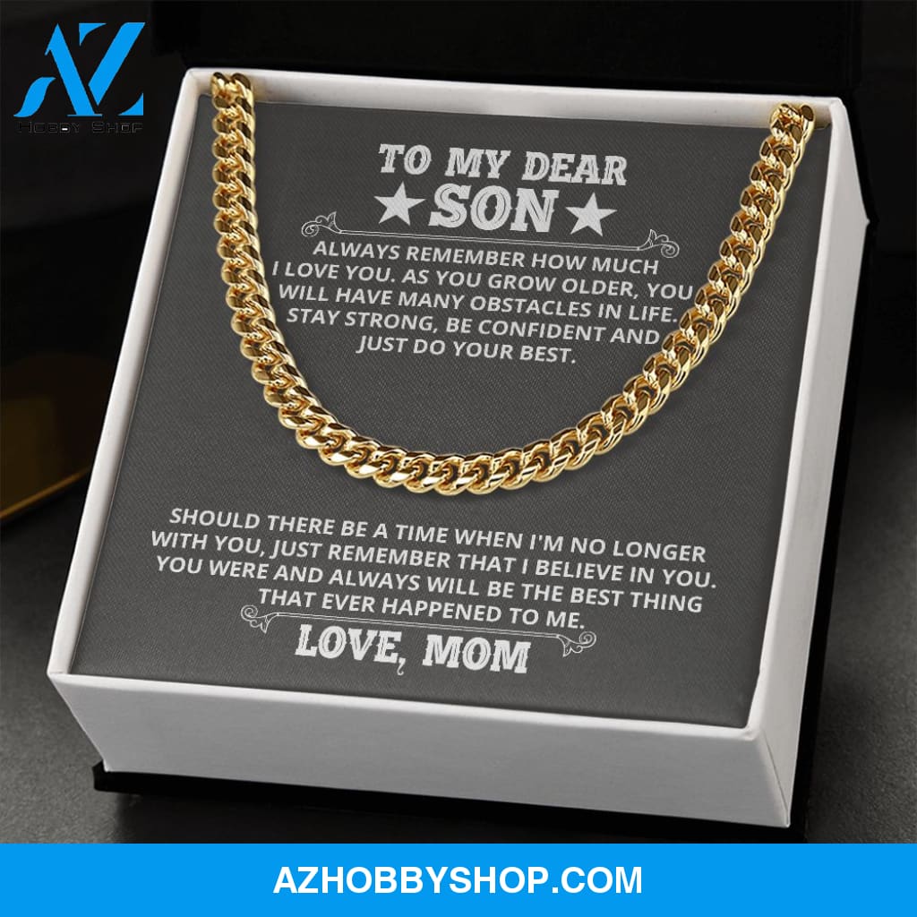 [Almost Sold Out] - Son - Just Remember - Cuban Link Chain