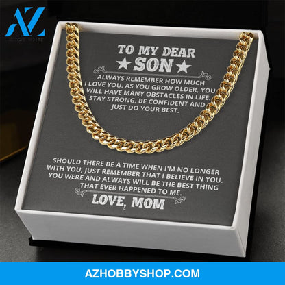 [Almost Sold Out] - Son - Just Remember - Cuban Link Chain