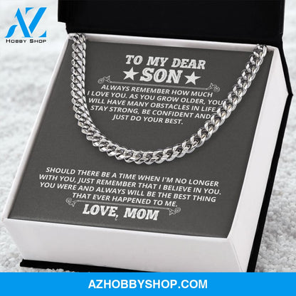 [Almost Sold Out] - Son - Just Remember - Cuban Link Chain