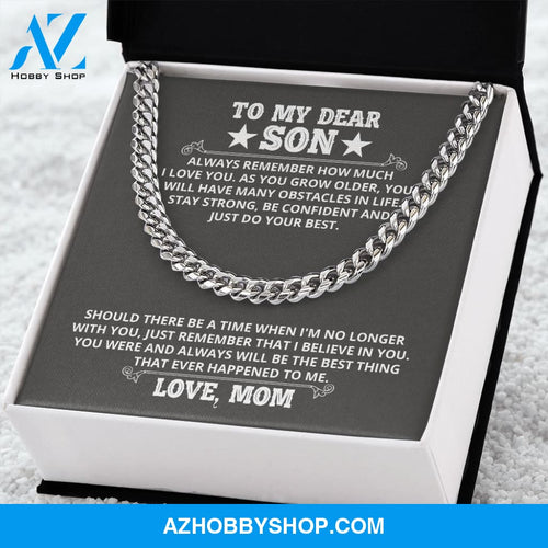 [Almost Sold Out] - Son - Just Remember - Cuban Link Chain