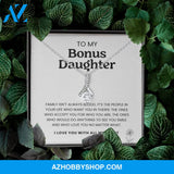 (ALMOST SOLD OUT) To My Bonus Daughter | I'd Do Anything To See You Smile | Necklace