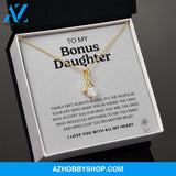 (ALMOST SOLD OUT) To My Bonus Daughter | I'd Do Anything To See You Smile | Necklace