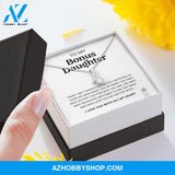 (ALMOST SOLD OUT) To My Bonus Daughter | I'd Do Anything To See You Smile | Silver Necklace