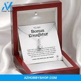 (ALMOST SOLD OUT) To My Bonus Daughter | I'd Do Anything To See You Smile | Silver Necklace