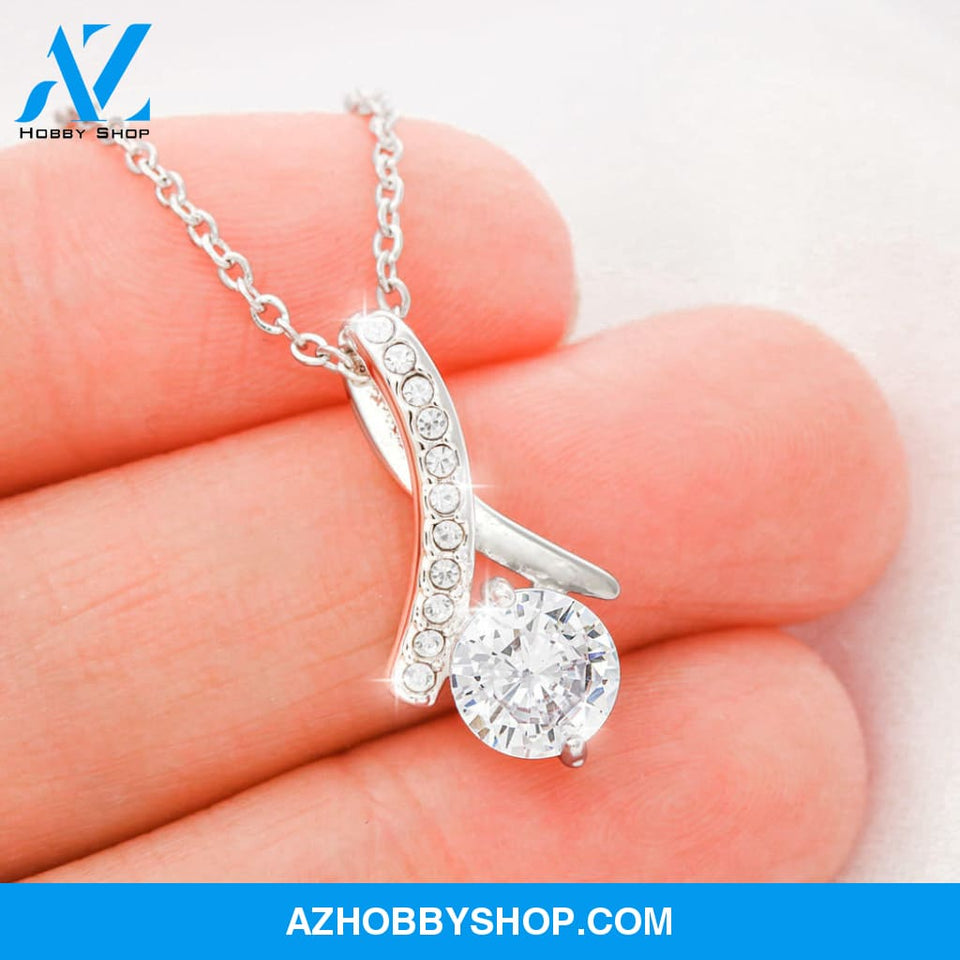 (ALMOST SOLD OUT) To My Bonus Daughter | I'd Do Anything To See You Smile | Silver Necklace