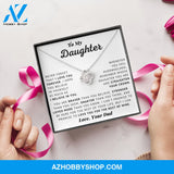 [Almost Sold Out] To My Daughter - Believe In Yourself - Love Knot Necklace