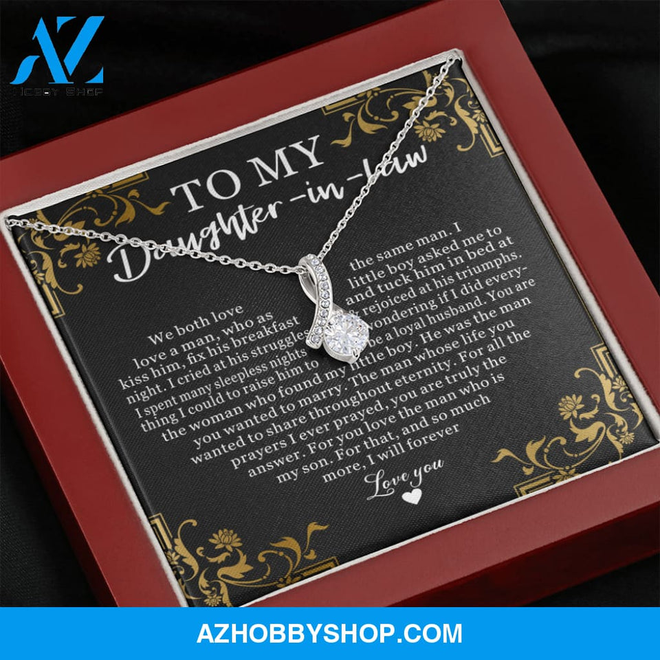 (Almost Sold Out) To My Daughter In Law - Alluring Silver Necklace