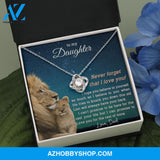 (ALMOST SOLD OUT) To My Daughter | LOVE KNOT SILVER NECKLACE ??