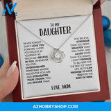[Almost Sold Out] To My Daughter | White Gold Necklace