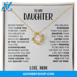 [Almost Sold Out] To My Daughter | White Gold Necklace