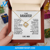 [Almost Sold Out] To My Daughter | White Gold Necklace