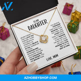 [Almost Sold Out] To My Daughter | White Gold Necklace