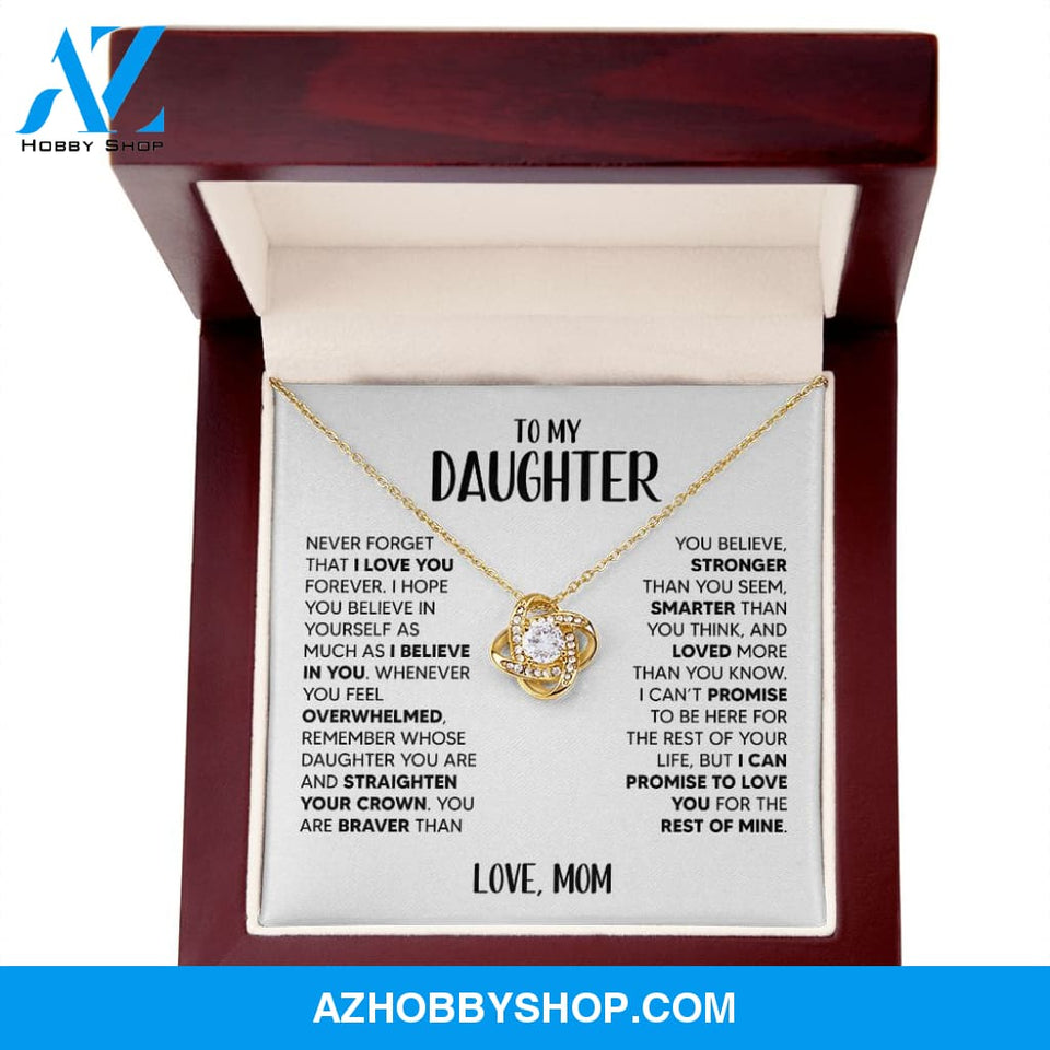 [Almost Sold Out] To My Daughter | White Gold Necklace