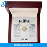 [Almost Sold Out] To My Daughter | White Gold Necklace