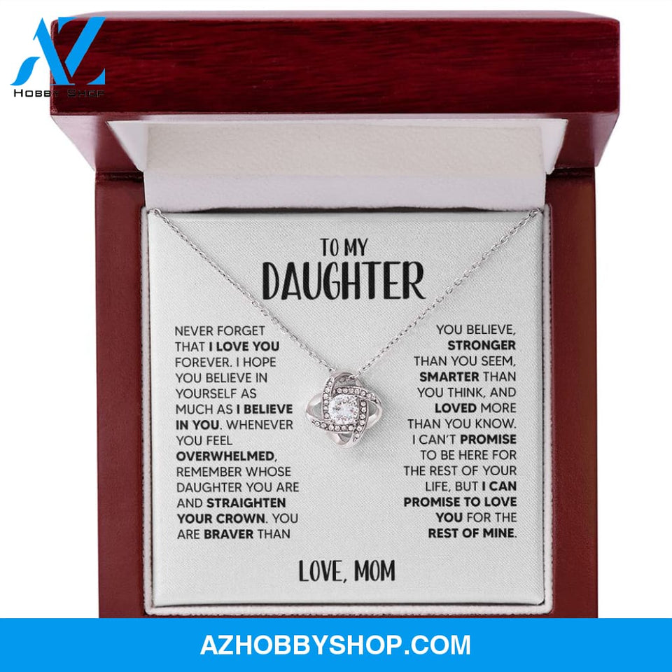 [Almost Sold Out] To My Daughter | White Gold Necklace