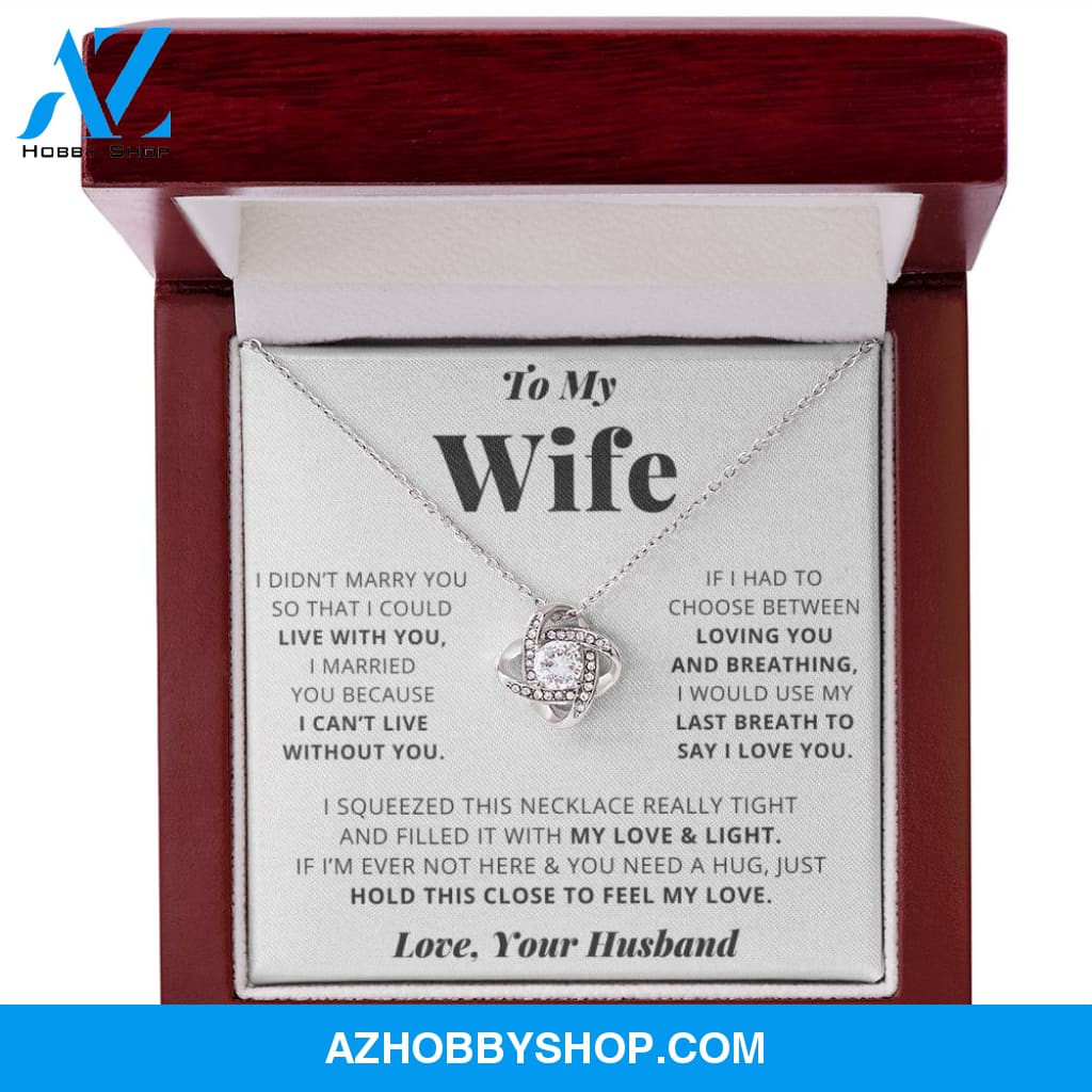 [Almost Sold Out] Wife - I Love You - Love Knot Necklace