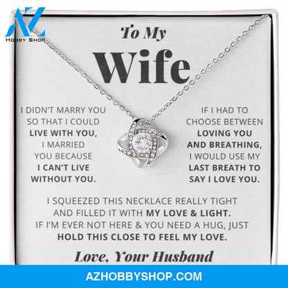 [Almost Sold Out] Wife - I Love You - Love Knot Necklace
