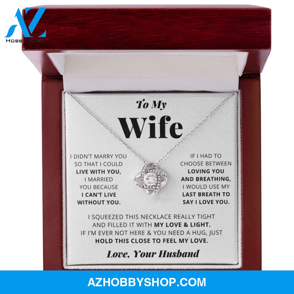 [Almost Sold Out] Wife - I Love You - Love Knot Necklace