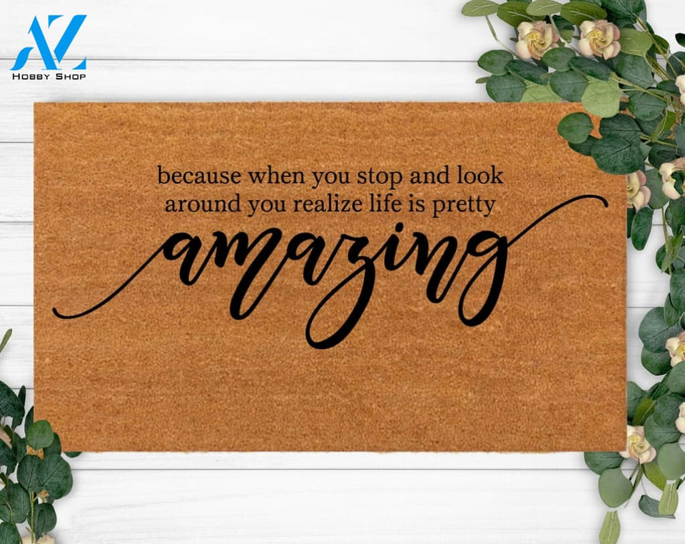 Amazing Doormat-Gift-Funny Custom Outdoor Mat-Welcome Doormat-Last Name Doormat-Custom Dad Gift-Housewarming