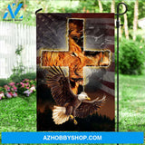 Amazing eagle drawing, Cross symbol, Lion king, US flag - Jesus Flag