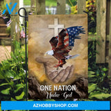 America eagle, Jesus hand, One nation under God - Jesus Flag