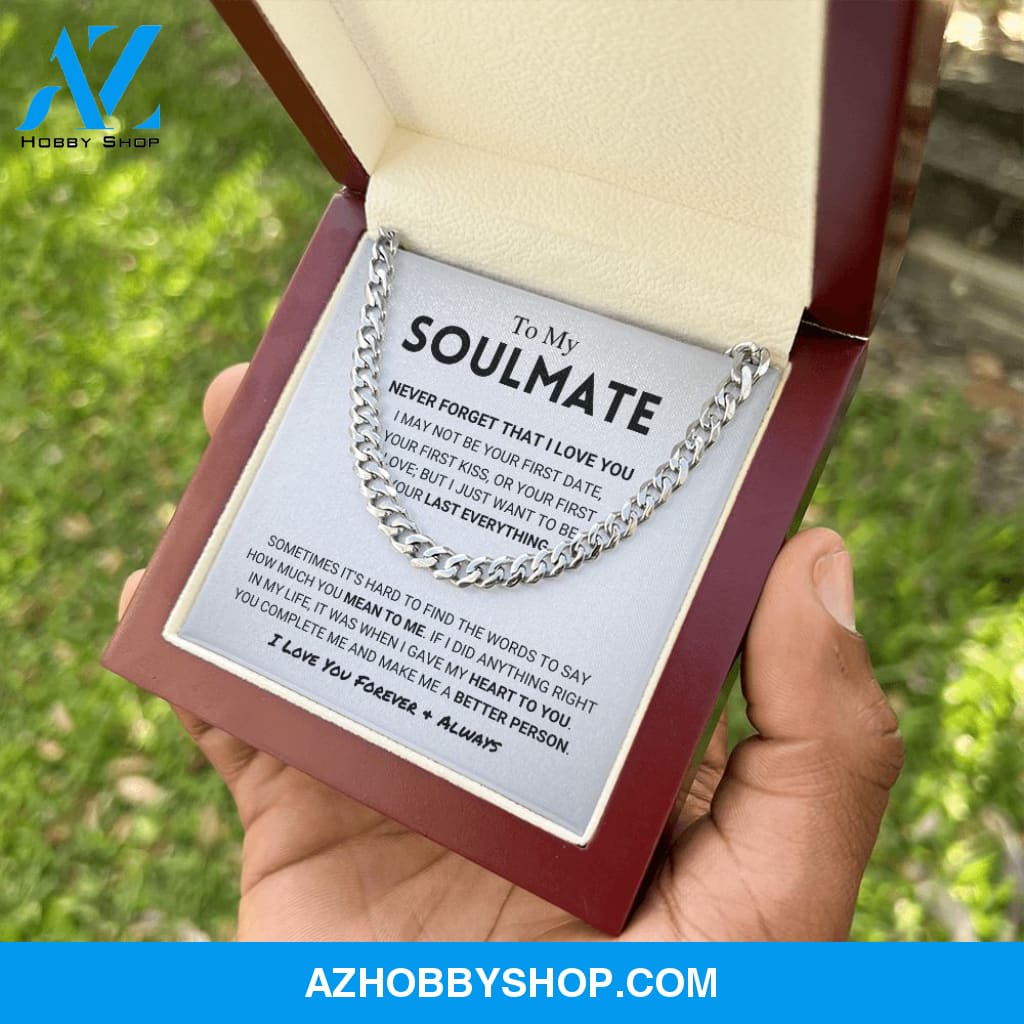 [AMZ] Soulmate - Never Forget - Cuban Link Chain