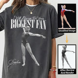 I'll Always Be Your Biggest Fan - Washed Tee Retro Bootleg Shirt For Gymnast A2110