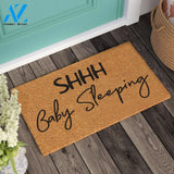 Baby Sleeping Doormat Housewarming Gift Wedding Gift Personalized Custom Doormat New Home Gift Welcome Door
