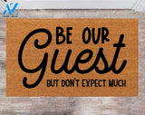 Be Our guest Custom Cute Doormat Family Name Rug New Year Gift Anniversary Gift Monogram Rug