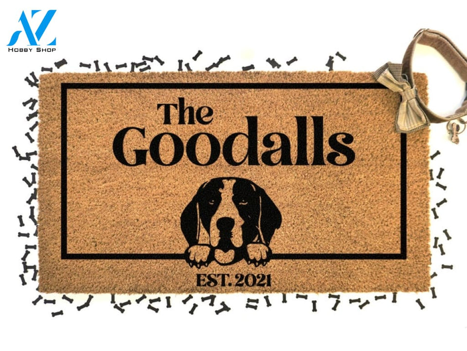 Beagle Dog Door Mat - Dog Doormat - Pet Gift - Custom Pet Breed - Personalized Animal Doormat - Couples Gift - New Home