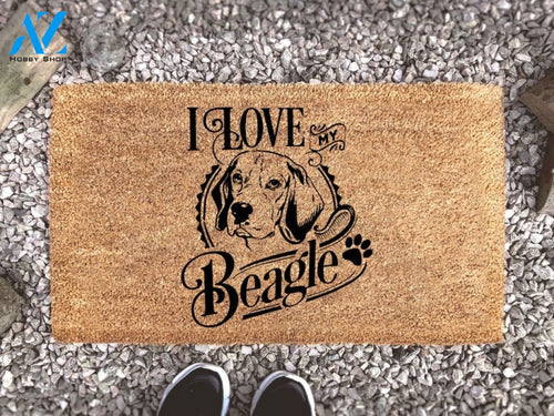 Beagle Doormat - Dog Lover Gift - Dog Decor - Pet - Beagle Mom