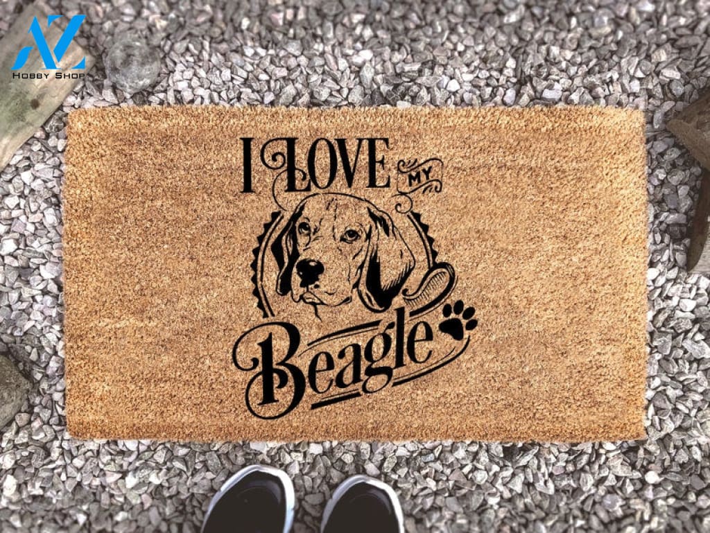 Beagle Doormat - Dog Lover Gift - Dog Decor - Pet - Beagle Mom