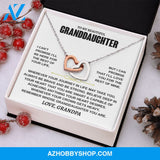 Beautiful Granddaughter Necklace | Deep In Your Heart | Gift for Granddaughter from Grandpa