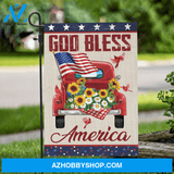 Beautiful ladybug car, Brilliant flower, US flag drawing, God bless America - Jesus Flag