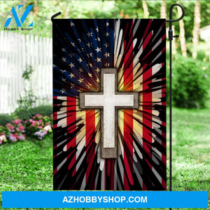 Beautiful US flag, Unique cross, Amazing drawing - Jesus Flag