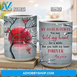 Blood moon, Cardinal drawing, Black tree, My angel in heaven - Heaven AOP Mug