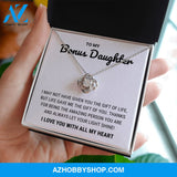 Bonus Daughter - Let Your Light Shine - Love Knot Necklace