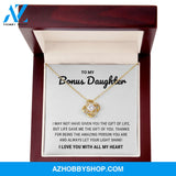 Bonus Daughter - Let Your Light Shine - Love Knot Necklace