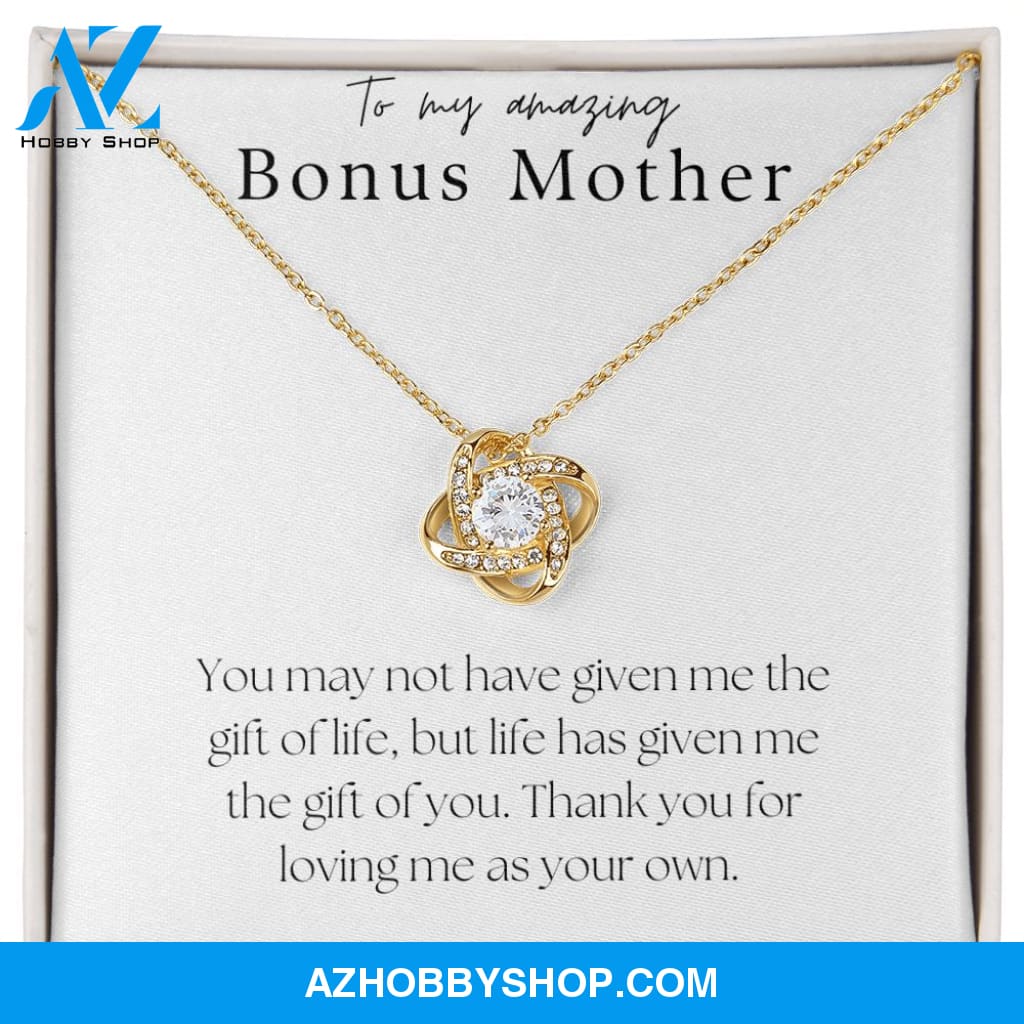 Bonus Mother - "Life gave me the gift of you" - Gift for Stepmom - Gift for Mother's Day - Gift from Son to Mom/Gift from Daughter to Mom