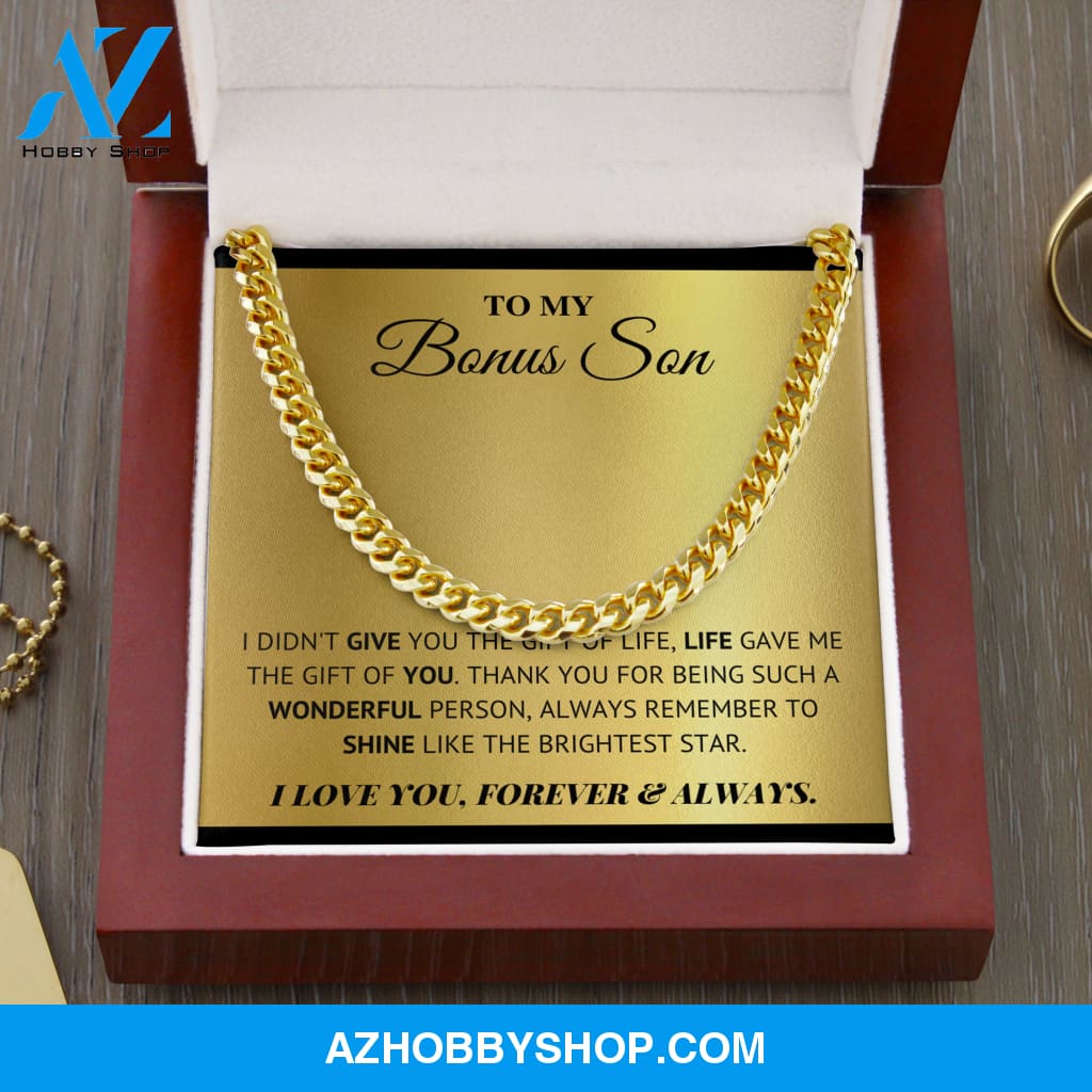Bonus Son -Wonderful Person - Cuban Link Chain