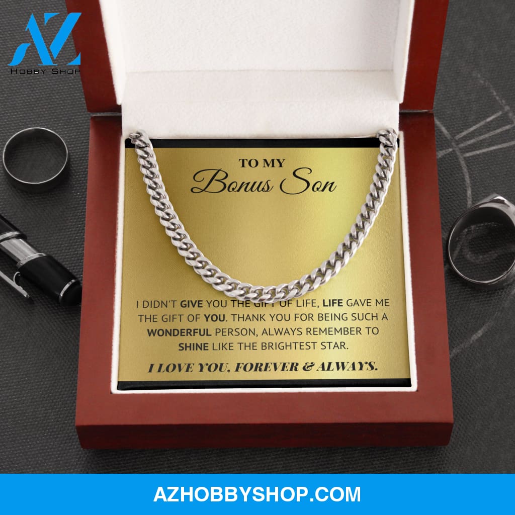 Bonus Son -Wonderful Person - Cuban Link Chain