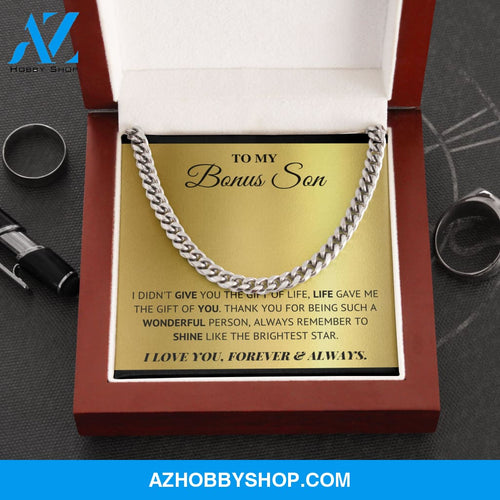 Bonus Son -Wonderful Person - Cuban Link Chain