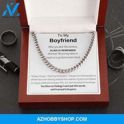 Boyfriend - ALWAYS REMEMBER - Cuban Link Chain