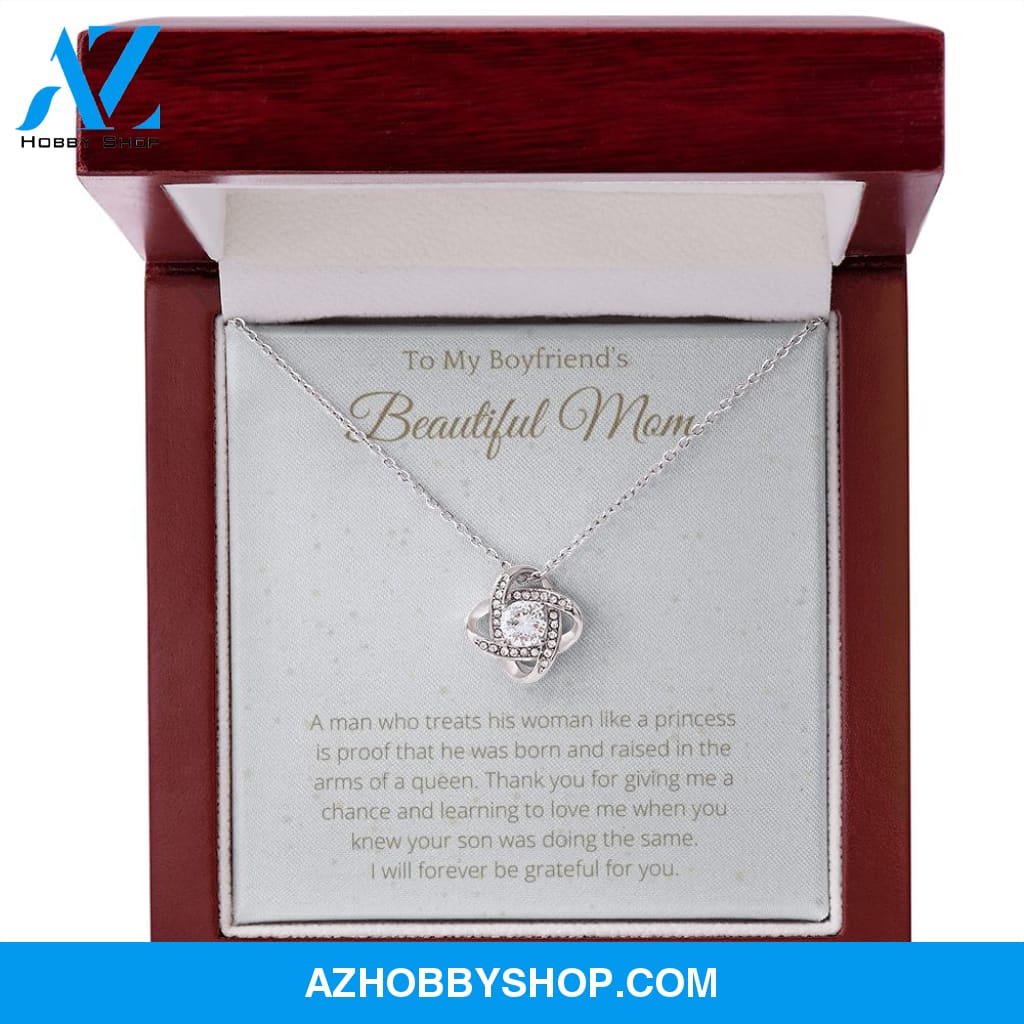 Boyfriend mom Lovely White Gold Necklace