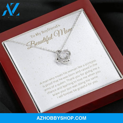 Boyfriend mom Lovely White Gold Necklace