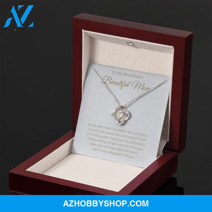 Boyfriend mom Lovely White Gold Necklace
