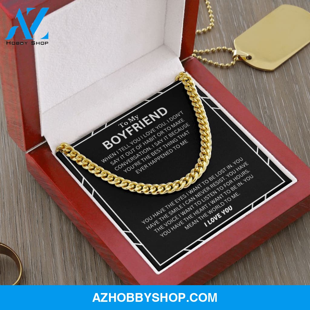 Boyfriend - The World To Me - Cuban Chain